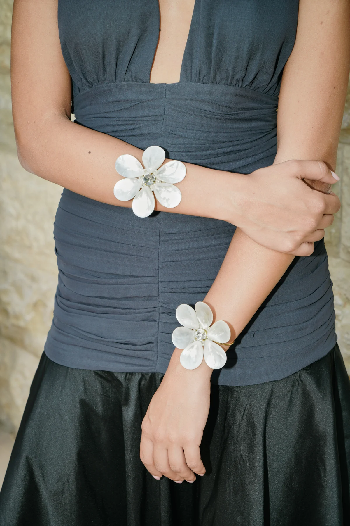 Fleur Blanche Bracelet - Image 3
